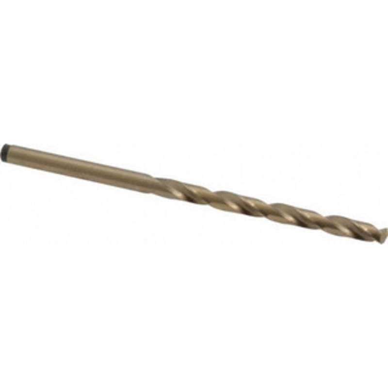 Precision Twist Drill #25 135 Cobalt Jobber Drill Oxide/Gold Finish, Right Hand Cut, Spiral Flute, Straight Shank, 3 OAL, Split Point 018325 – 78519634