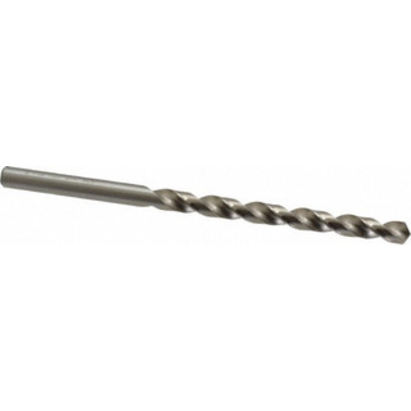 Precision Twist Drill #5 118 High Speed Steel Jobber Drill Bright Finish, Right Hand Cut, Spiral Flute, Straight Shank, 3-3/4 OAL, Standard Point 018505 – 78521036