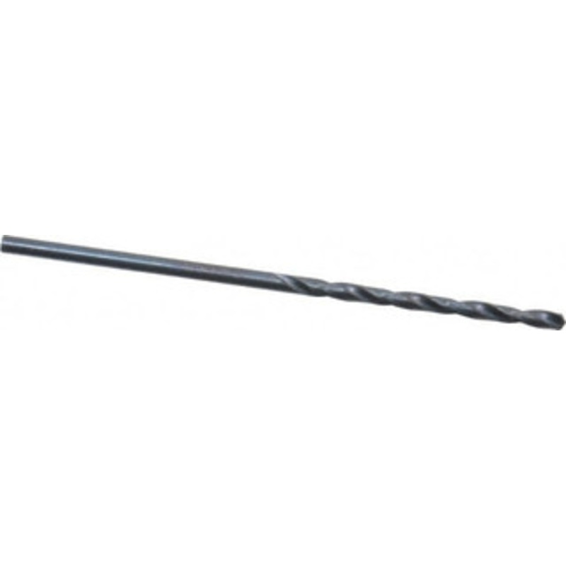 Precision Twist Drill #52 135 High Speed Steel Jobber Drill Oxide Finish, Right Hand Cut, Spiral Flute, Straight Shank, 1-7/8 OAL, Split Point 018252 – 78519386