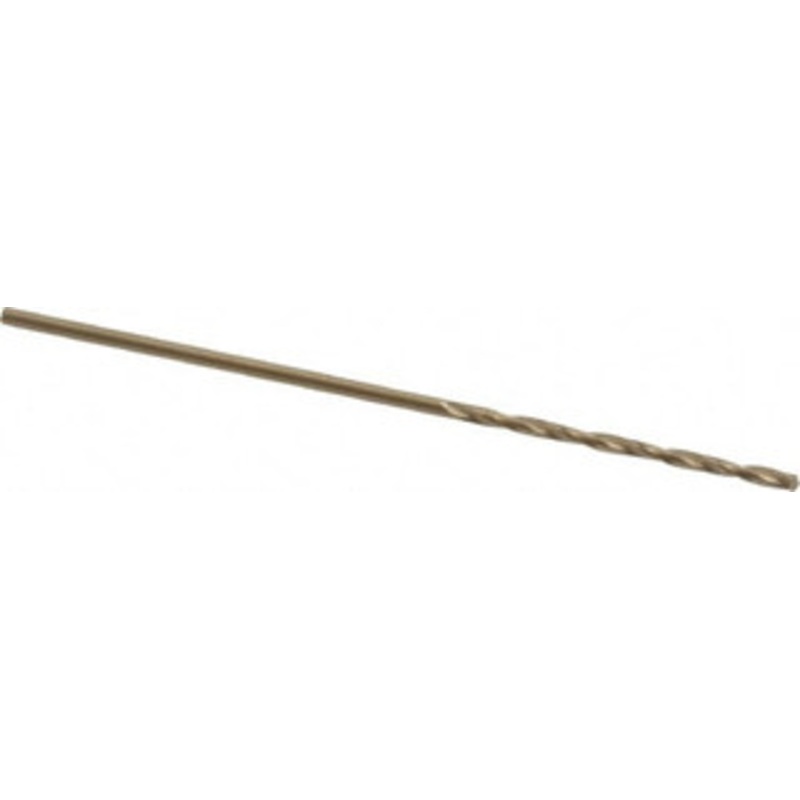 Precision Twist Drill #60 135 Cobalt Jobber Drill Oxide/Gold Finish, Right Hand Cut, Spiral Flute, Straight Shank, 1-5/8 OAL, Split Point 018360 – 78519980