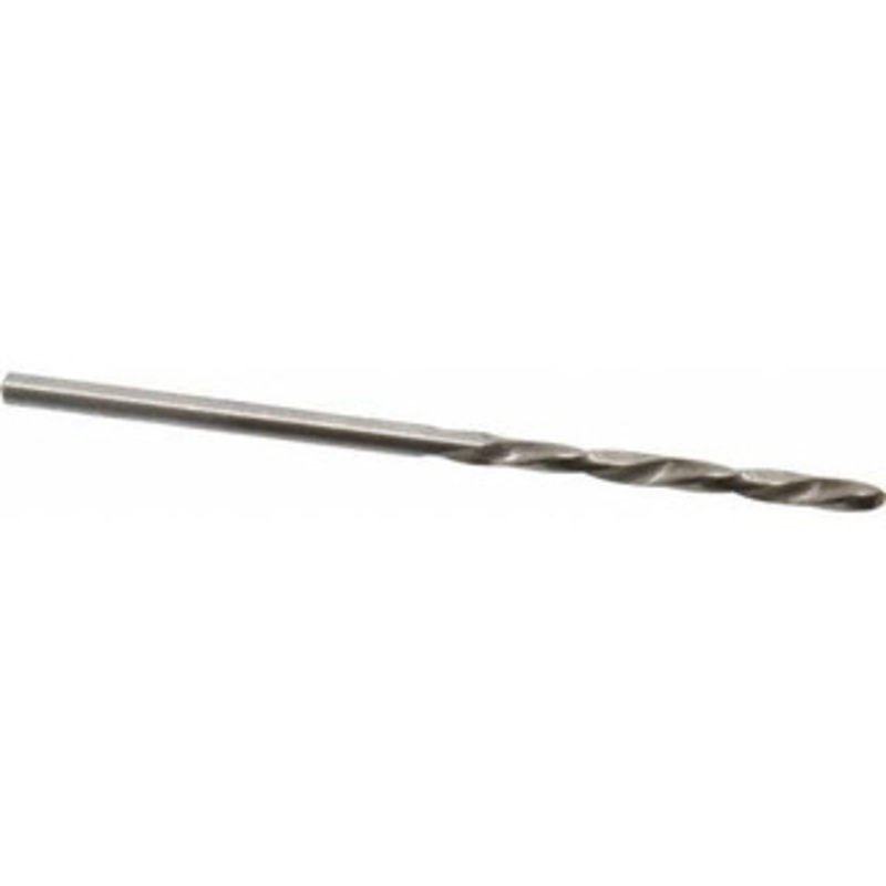 Value Collection #45 118 High Speed Steel Jobber Drill Bright Finish, Left Hand Cut, Spiral Flute, Straight Shank, 2-1/8 OAL, Standard Point 01228451 – 01228451
