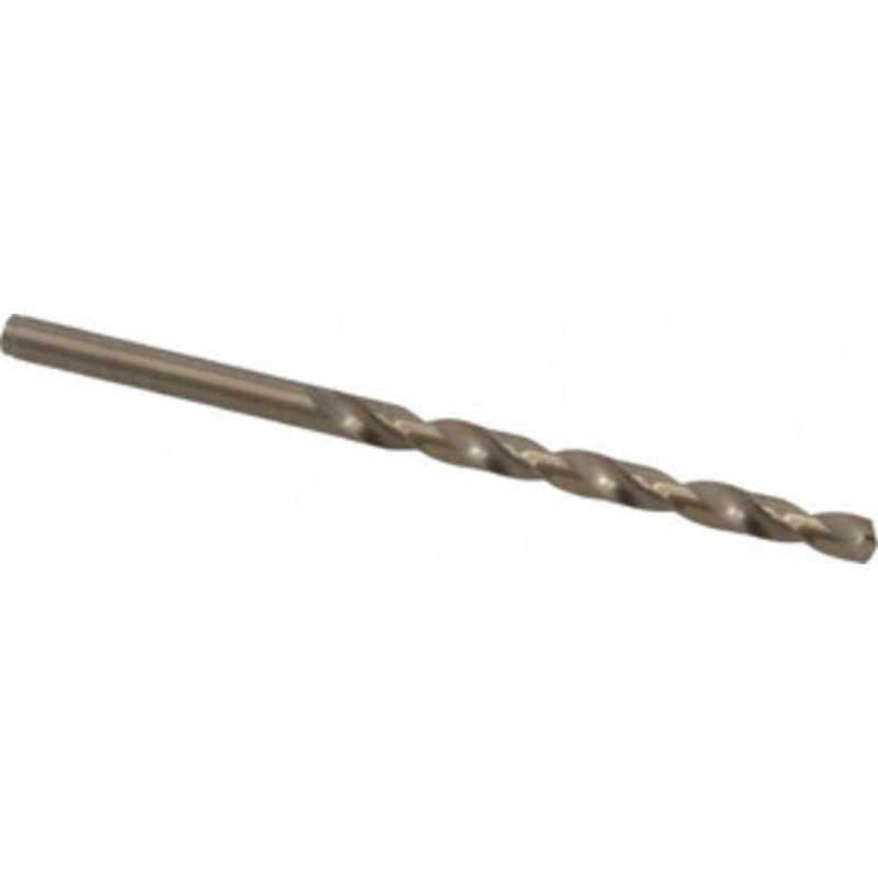 Cleveland Twist Drill #18 135 Cobalt Jobber Drill Oxide/Gold Finish, Right Hand Cut, Spiral Flute, Straight Shank, 3-1/4 OAL, Split Point C70151 – 74331166