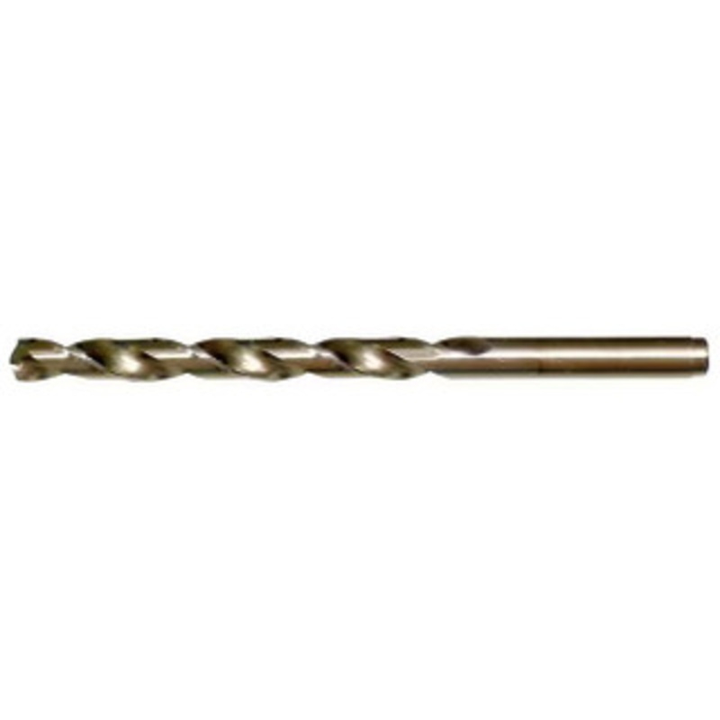 Cleveland Twist Drill #28 135 Cobalt Jobber Drill Oxide/Gold Finish, Right Hand Cut, Spiral Flute, Straight Shank, 2-7/8 OAL, Split Point C70161 – 74331265