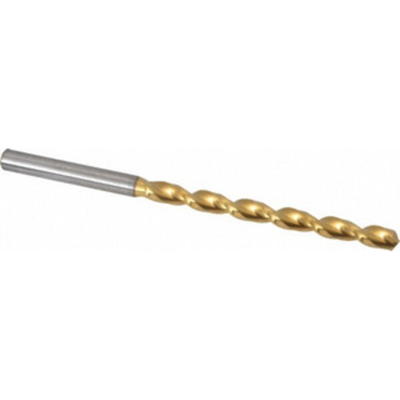 Guhring #15 130 Solid Carbide Jobber Drill TiN Finish, Right Hand Cut, Parabolic Flute, Straight Shank, 85.73mm OAL, Standard Point 9026020045700 – 85979151