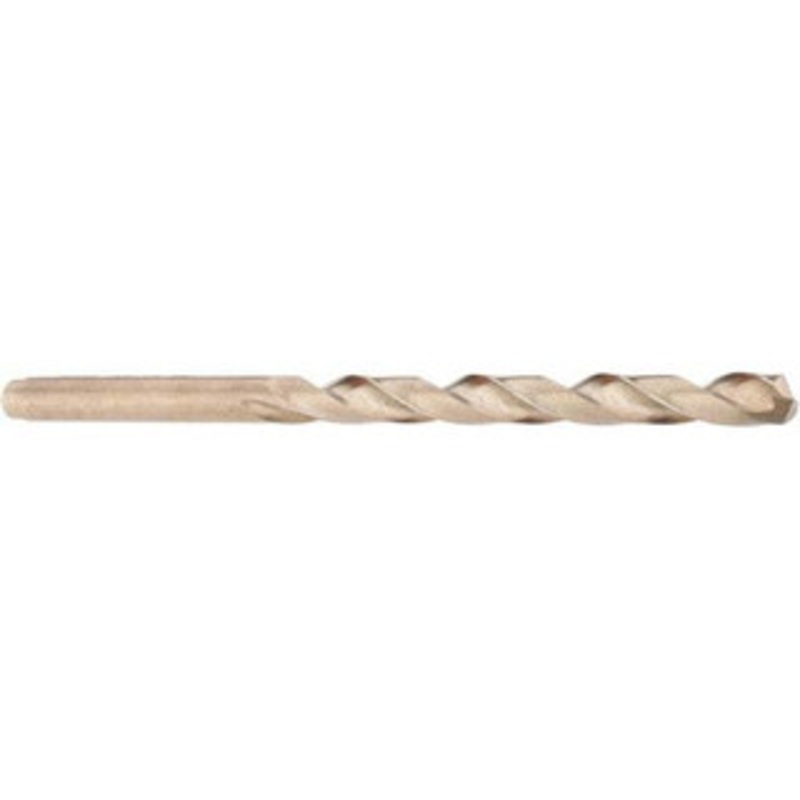 Hertel #14 135 Cobalt Jobber Drill Oxide/Gold Finish, Right Hand Cut, Spiral Flute, Straight Shank, 3-3/8 OAL, Split Point 04138616 – 04138616
