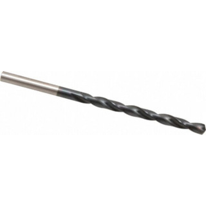 Hertel #15 135 Cobalt Jobber Drill TiAlN Finish, Right Hand Cut, Spiral Flute, Straight Shank, 3-3/8 OAL, Split Point 4140091 – 04140091