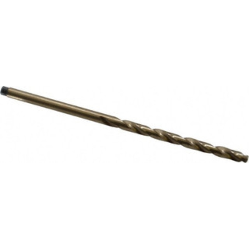 Precision Twist Drill #39 135 Cobalt Jobber Drill Oxide/Gold Finish, Right Hand Cut, Spiral Flute, Straight Shank, 2-3/8 OAL, Split Point 018339 – 78519774