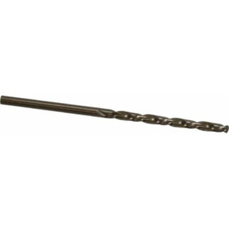 Cleveland Twist Drill #42 135 Cobalt Jobber Drill Oxide/Gold Finish, Right Hand Cut, Spiral Flute, Straight Shank, 2-1/4 OAL, Split Point C70175 – 74331406