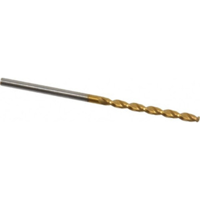 Guhring #44 130 High Speed Steel Jobber Drill TiN Finish, Right Hand Cut, Parabolic Flute, Straight Shank, 2-3/32 OAL, Standard Point 9006520021800 – 85751444
