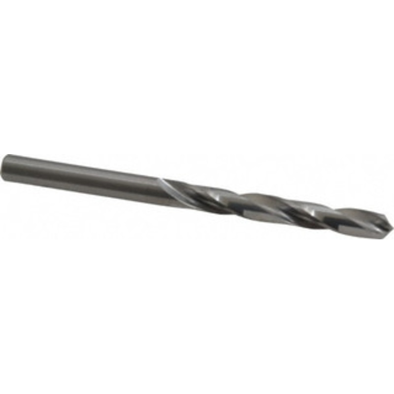 Hertel #3 118 Solid Carbide Jobber Drill Bright Finish, Right Hand Cut, Spiral Flute, Straight Shank, 3 OAL, Standard Point 79892436 – 79892436