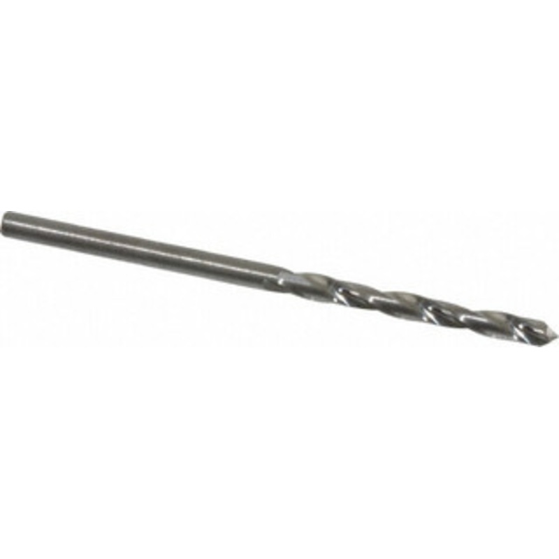 Hertel #41 118 Solid Carbide Jobber Drill Bright Finish, Right Hand Cut, Spiral Flute, Straight Shank, 2 OAL, Standard Point 79891982 – 79891982