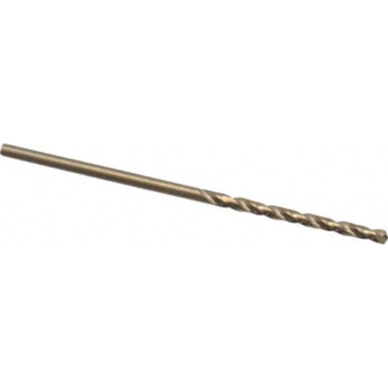 Hertel #50 135 Cobalt Jobber Drill Oxide/Gold Finish, Right Hand Cut, Spiral Flute, Straight Shank, 2 OAL, Split Point 04138970 – 04138970