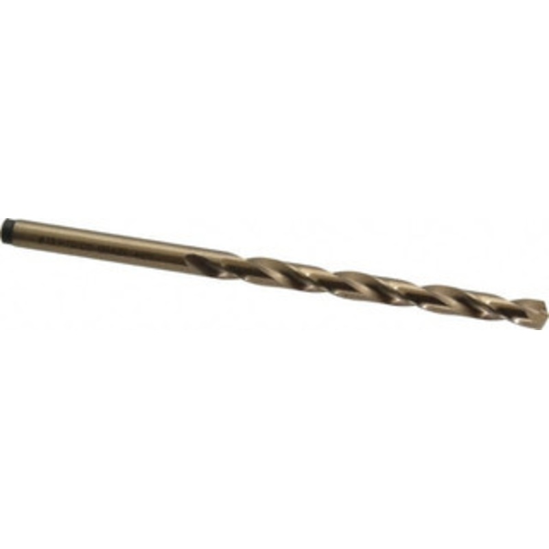 Precision Twist Drill #13 135 Cobalt Jobber Drill Oxide/Gold Finish, Right Hand Cut, Spiral Flute, Straight Shank, 3-1/2 OAL, Split Point 018313 – 78519519
