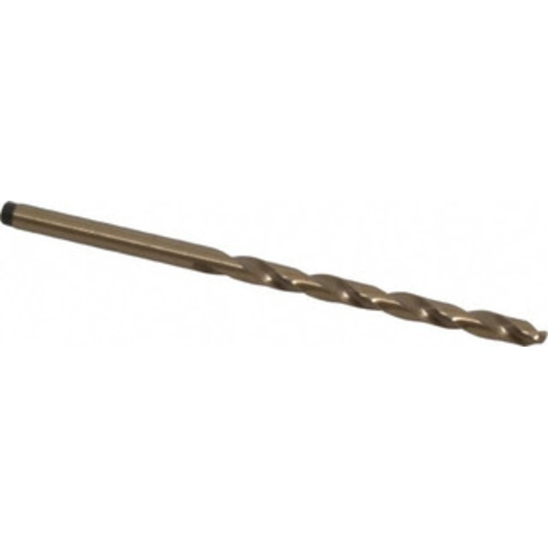 Precision Twist Drill #27 135 Cobalt Jobber Drill Oxide/Gold Finish, Right Hand Cut, Spiral Flute, Straight Shank, 3 OAL, Split Point 018327 – 78519659