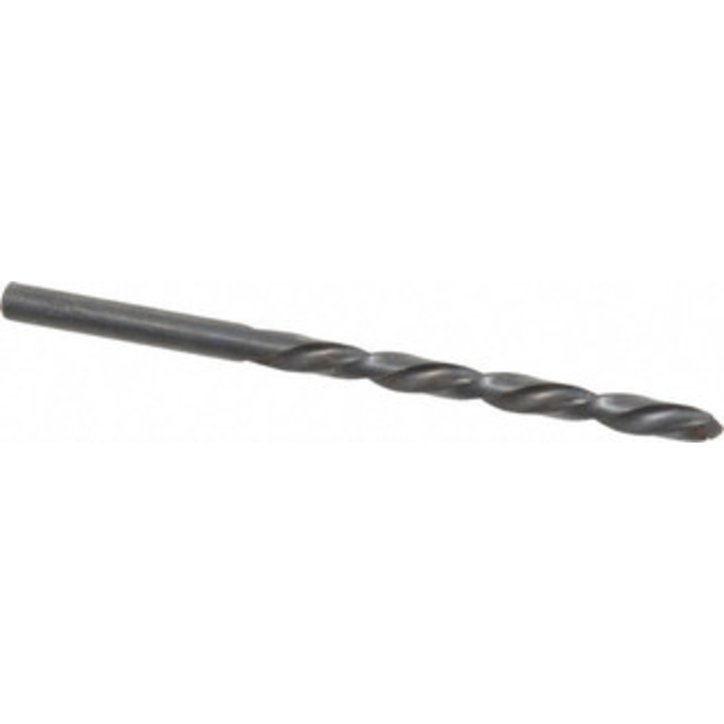 Value Collection #4 118 High Speed Steel Jobber Drill Bright Finish, Left Hand Cut, Spiral Flute, Straight Shank, 3-3/4 OAL, Standard Point 01228048 – 01228048