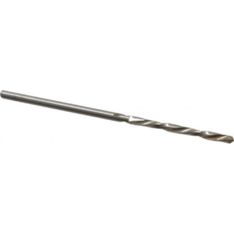 Value Collection #49 118 High Speed Steel Jobber Drill Bright Finish, Left Hand Cut, Spiral Flute, Straight Shank, 2 OAL, Standard Point 01228493 – 01228493
