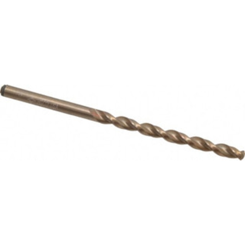 Cleveland Twist Drill #17 135 Cobalt Jobber Drill Oxide/Gold Finish, Right Hand Cut, Parabolic Flute, Straight Shank, 3-3/8 OAL, Split Point C16519 – 02146223