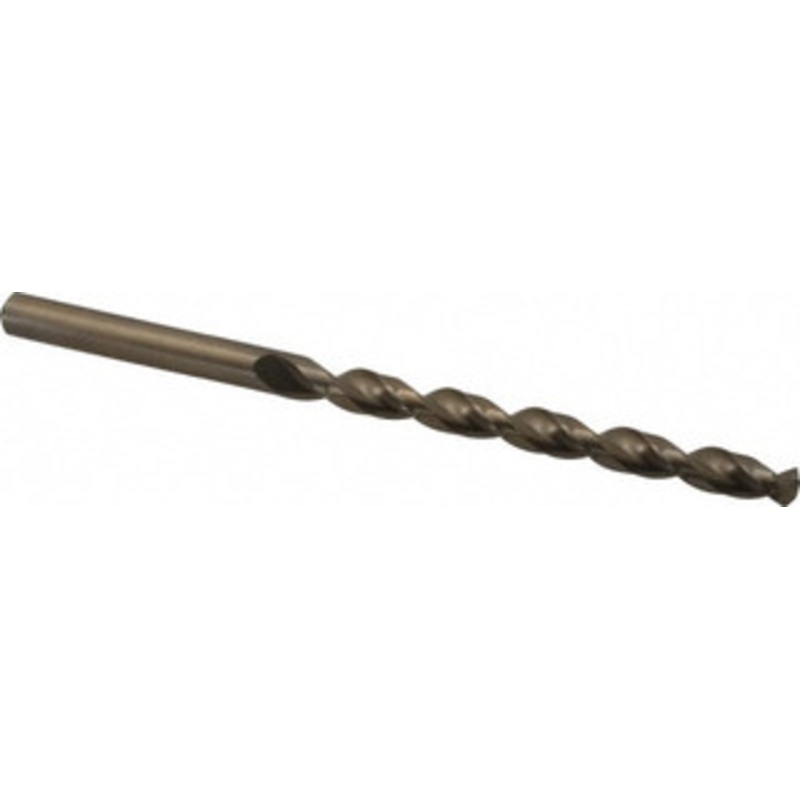 Cleveland Twist Drill #4 135 Cobalt Jobber Drill Oxide/Gold Finish, Right Hand Cut, Parabolic Flute, Straight Shank, 3-3/4 OAL, Split Point C16506 – 02146090