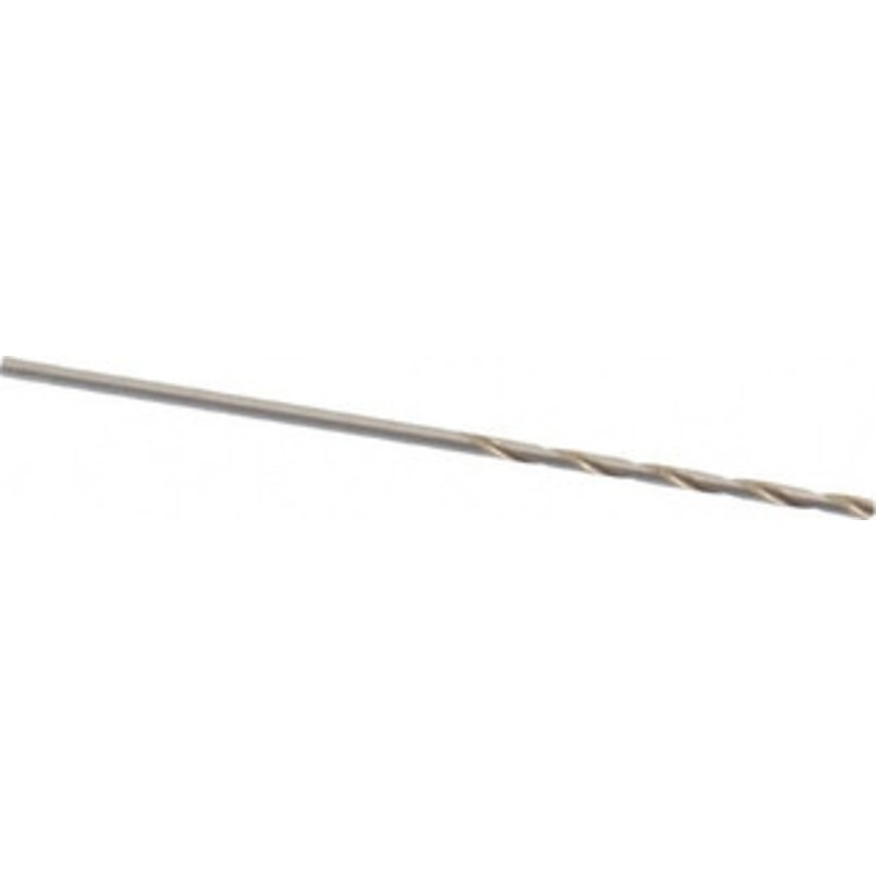Cleveland Twist Drill #58 135 Cobalt Jobber Drill Oxide/Gold Finish, Right Hand Cut, Spiral Flute, Straight Shank, 1-5/8 OAL, Split Point C70191 – 74331562