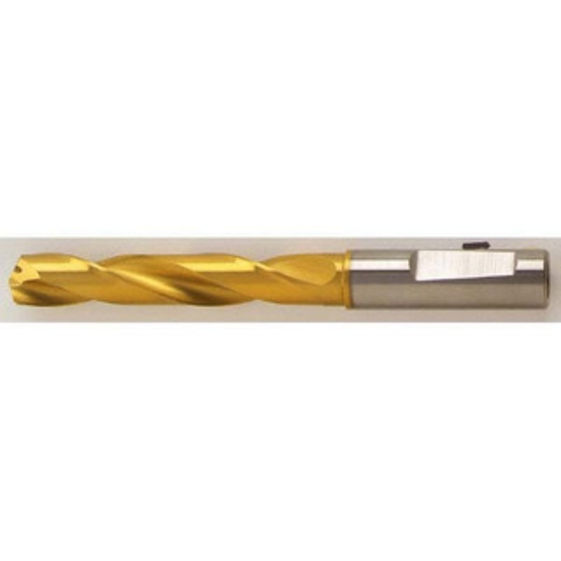 Guhring #12 140 Solid Carbide Jobber Drill TiN Finish, Right Hand Cut, Spiral Flute, Whistle Notch Shank, 82mm OAL, SU Point 9011830048000 – 05938253