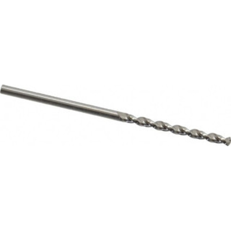 Guhring #49 130 High Speed Steel Jobber Drill Bright Finish, Right Hand Cut, Parabolic Flute, Straight Shank, 1-13/16 OAL, Standard Point 9005490018500 – 85743490