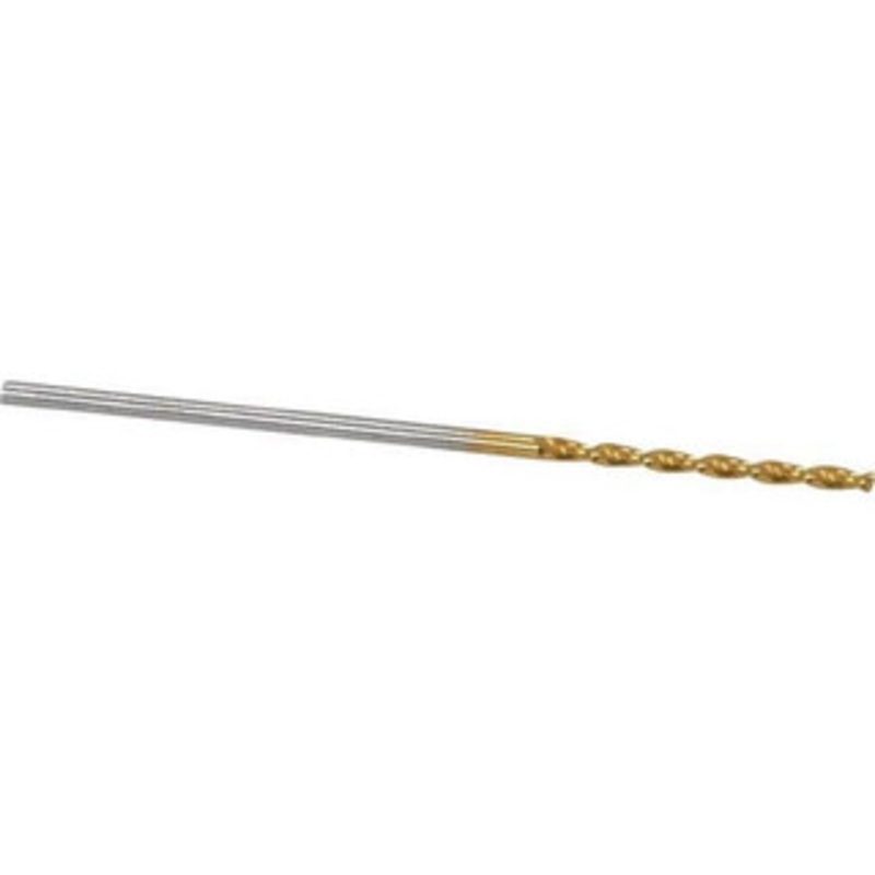 Guhring #57 130 High Speed Steel Jobber Drill TiN Finish, Right Hand Cut, Parabolic Flute, Straight Shank, 1-7/16 OAL, Standard Point 9006520010900 – 85751576