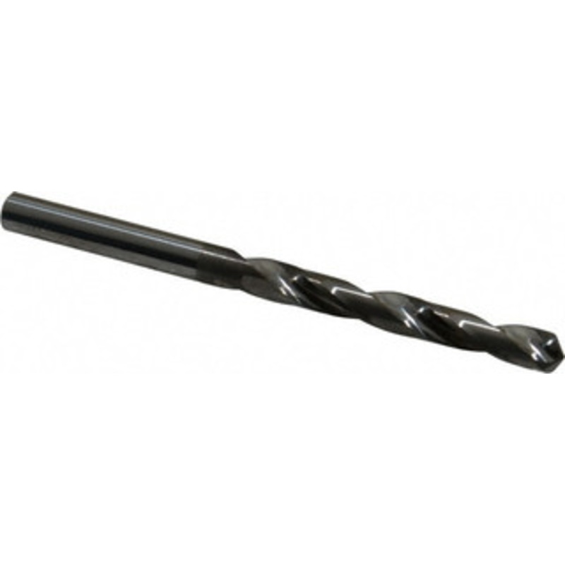 Hertel #13 118 Solid Carbide Jobber Drill Bright Finish, Right Hand Cut, Spiral Flute, Straight Shank, 2-3/4 OAL, Standard Point 79892311 – 79892311
