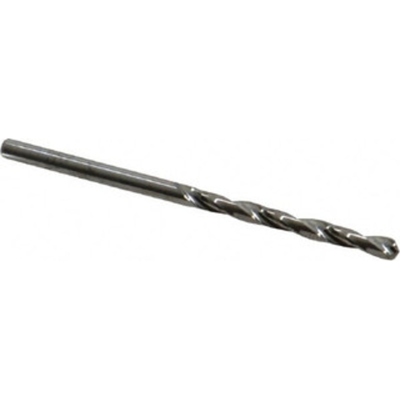 Hertel #34 118 Solid Carbide Jobber Drill Bright Finish, Right Hand Cut, Spiral Flute, Straight Shank, 2-1/4 OAL, Standard Point 79892063 – 79892063