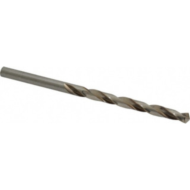 Hertel #6 118 High Speed Steel Jobber Drill Bright Finish, Right Hand Cut, Spiral Flute, Straight Shank, 3-3/4 OAL, Standard Point 85703833 – 85703833