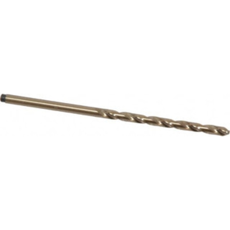 Precision Twist Drill #34 135 Cobalt Jobber Drill Oxide/Gold Finish, Right Hand Cut, Spiral Flute, Straight Shank, 2-5/8 OAL, Split Point 018334 – 78519725