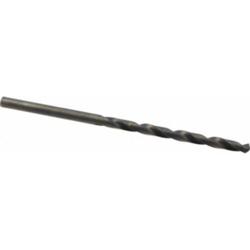 Precision Twist Drill #37 118 High Speed Steel Jobber Drill Oxide Finish, Right Hand Cut, Spiral Flute, Straight Shank, 2-1/2 OAL, Split Point 018137 – 78518719