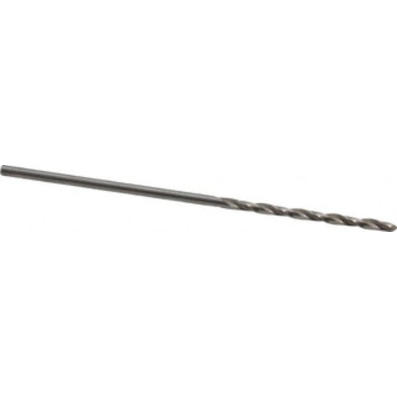 Precision Twist Drill #54 118 High Speed Steel Jobber Drill Bright Finish, Right Hand Cut, Spiral Flute, Straight Shank, 1-7/8 OAL, Standard Point 018654 – 78522323