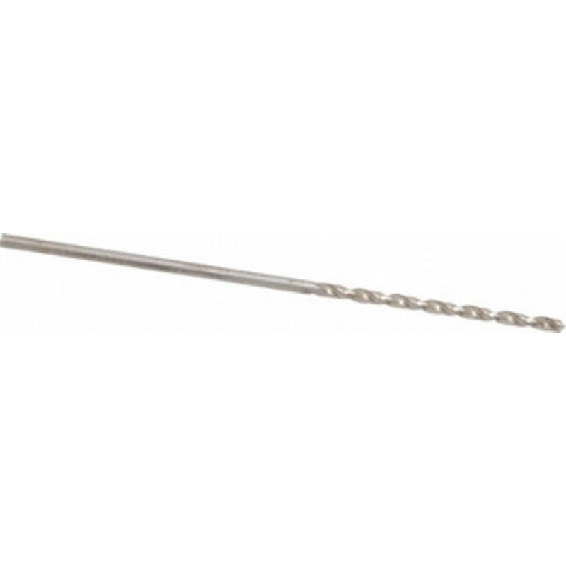 Precision Twist Drill #56 118 High Speed Steel Jobber Drill Bright Finish, Right Hand Cut, Spiral Flute, Straight Shank, 1-3/4 OAL, Standard Point 018556 – 78521549