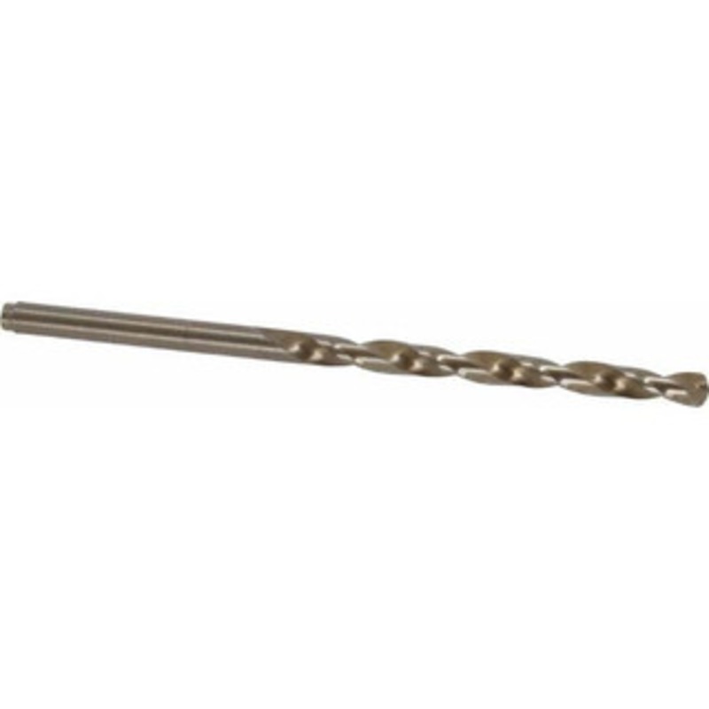 Cleveland Twist Drill #22 135 Cobalt Jobber Drill Oxide/Gold Finish, Right Hand Cut, Spiral Flute, Straight Shank, 3-1/8 OAL, Split Point C70155 – 74331208