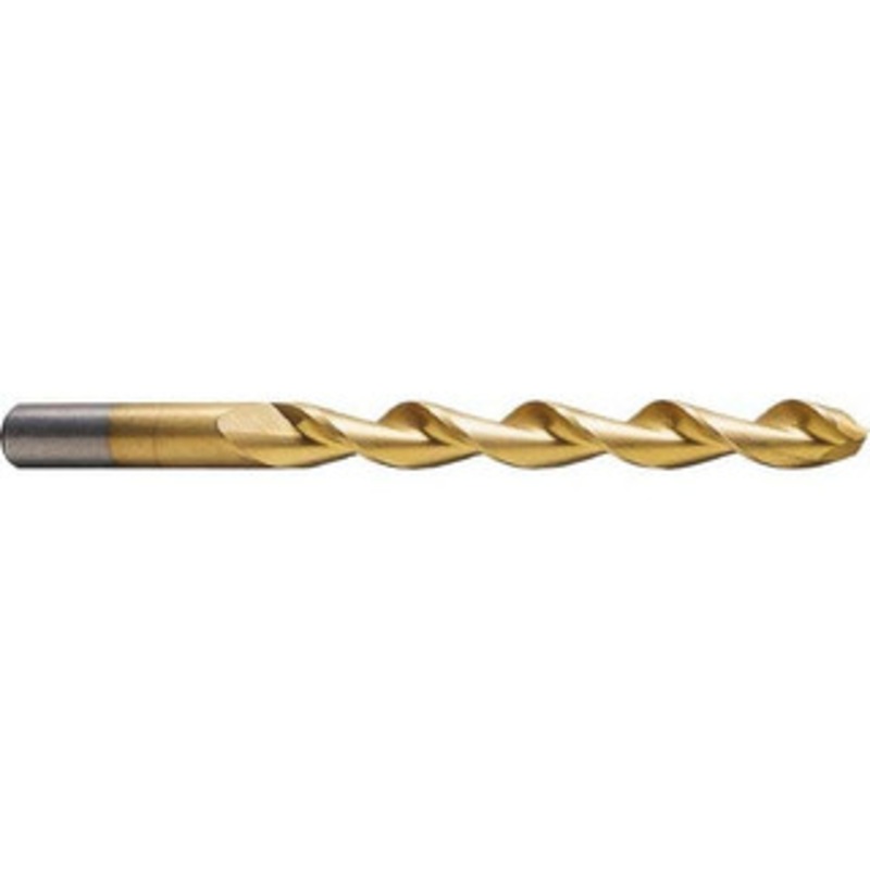 Cleveland Twist Drill #25 118 High Speed Steel Jobber Drill TiN Finish, Right Hand Cut, Parabolic Flute, Straight Shank, 3 OAL, Notched Point C03738 – 68296508