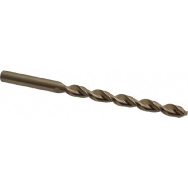Cleveland Twist Drill #3 135 Cobalt Jobber Drill Oxide/Gold Finish, Right Hand Cut, Parabolic Flute, Straight Shank, 3-3/4 OAL, Split Point C16505 – 02146082