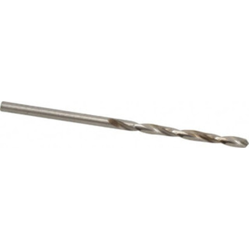 Cleveland Twist Drill #33 118 High Speed Steel Jobber Drill Bright Finish, Right Hand Cut, Spiral Flute, Straight Shank, 2-5/8 OAL, Standard Point C03523 – 63701338