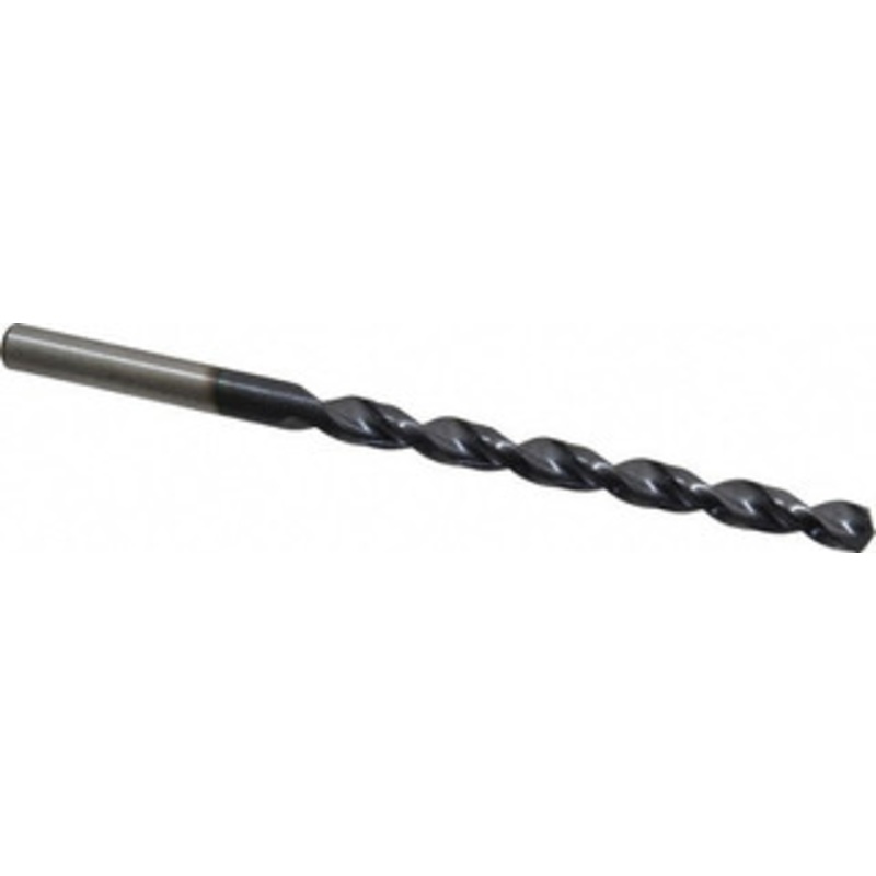Cleveland Twist Drill #5 135 Cobalt Jobber Drill TiAlN Finish, Right Hand Cut, Parabolic Flute, Straight Shank, 3-3/4 OAL, Split Point C11405 – 02950442