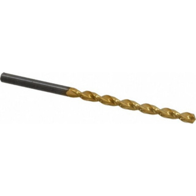 Guhring #19 130 Solid Carbide Jobber Drill TiN Finish, Right Hand Cut, Parabolic Flute, Straight Shank, 82.55mm OAL, Standard Point 9026020042200 – 85979193