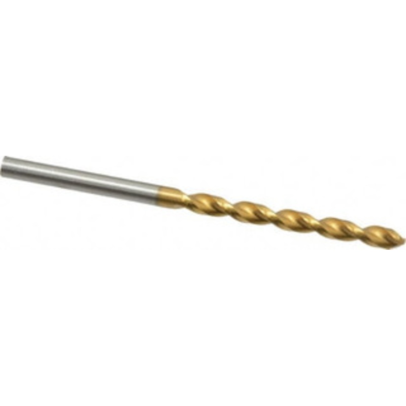 Guhring #23 130 High Speed Steel Jobber Drill TiN Finish, Right Hand Cut, Parabolic Flute, Straight Shank, 2-15/16 OAL, Standard Point 9006520039100 – 85751238