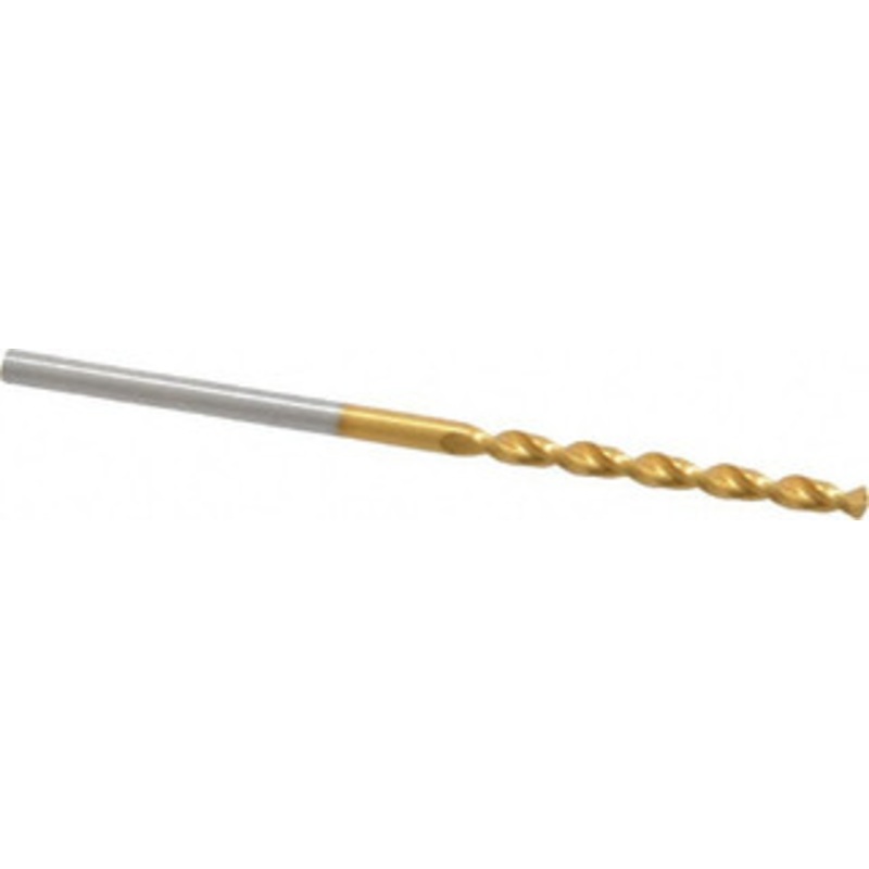 Guhring #47 130 High Speed Steel Jobber Drill TiN Finish, Right Hand Cut, Parabolic Flute, Straight Shank, 1-15/16 OAL, Standard Point 9006520019900 – 85751477