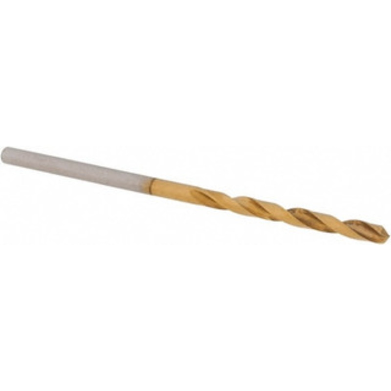 Guhring #49 118 High Speed Steel Jobber Drill TiN Finish, Right Hand Cut, Spiral Flute, Straight Shank, 46mm OAL, Standard Point 9006510018500 – 63299077
