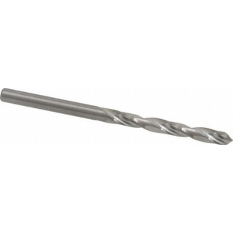 Hertel #23 118 Solid Carbide Jobber Drill Bright Finish, Right Hand Cut, Spiral Flute, Straight Shank, 2-1/2 OAL, Standard Point 79892196 – 79892196