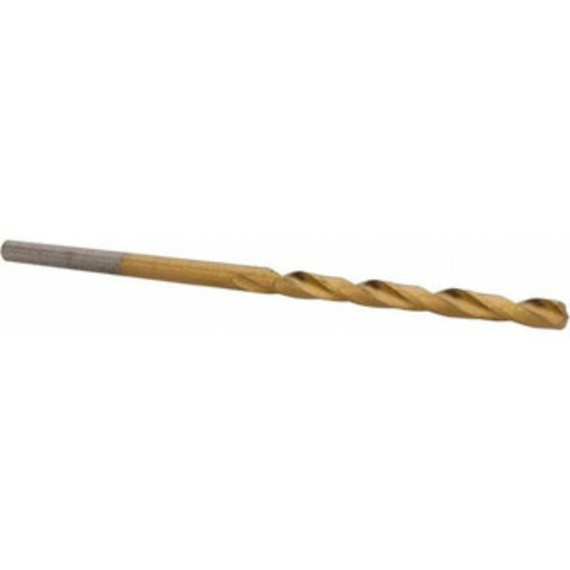 Hertel #48 118 High Speed Steel Jobber Drill TiN Finish, Right Hand Cut, Spiral Flute, Straight Shank, 2 OAL, Standard Point 85707727 – 85707727