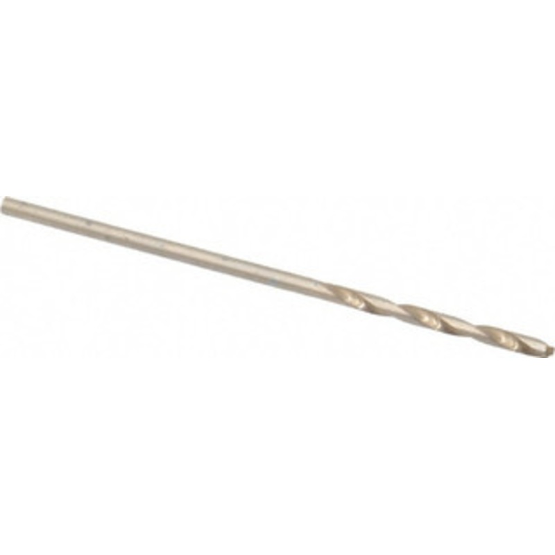 Hertel #53 135 Cobalt Jobber Drill Oxide/Gold Finish, Right Hand Cut, Spiral Flute, Straight Shank, 1-7/8 OAL, Split Point 04139002 – 04139002