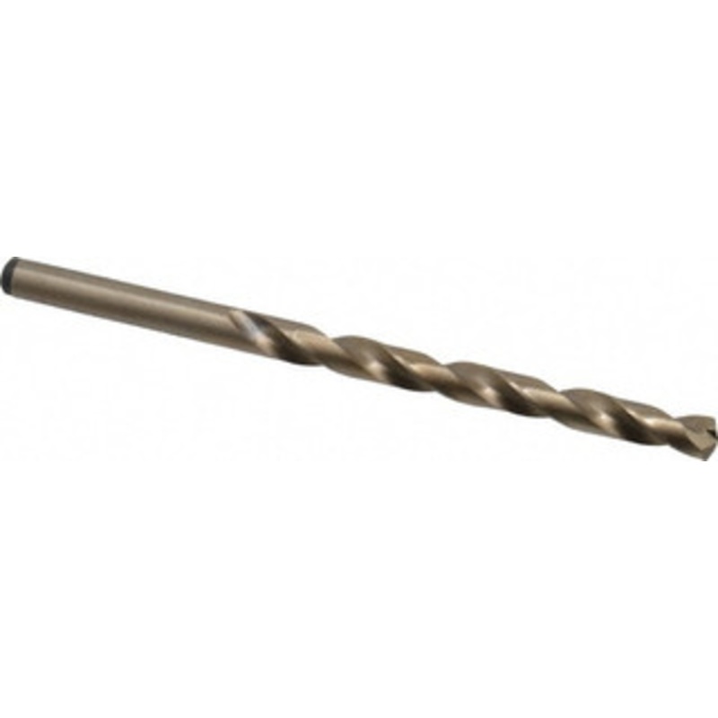 Precision Twist Drill #2 135 Cobalt Jobber Drill Oxide/Gold Finish, Right Hand Cut, Spiral Flute, Straight Shank, 3-7/8 OAL, Split Point 018302 – 78519402