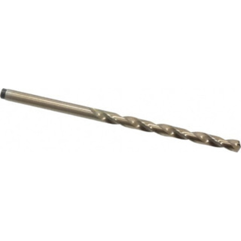 Precision Twist Drill #26 135 Cobalt Jobber Drill Oxide/Gold Finish, Right Hand Cut, Spiral Flute, Straight Shank, 3 OAL, Split Point 018326 – 78519642