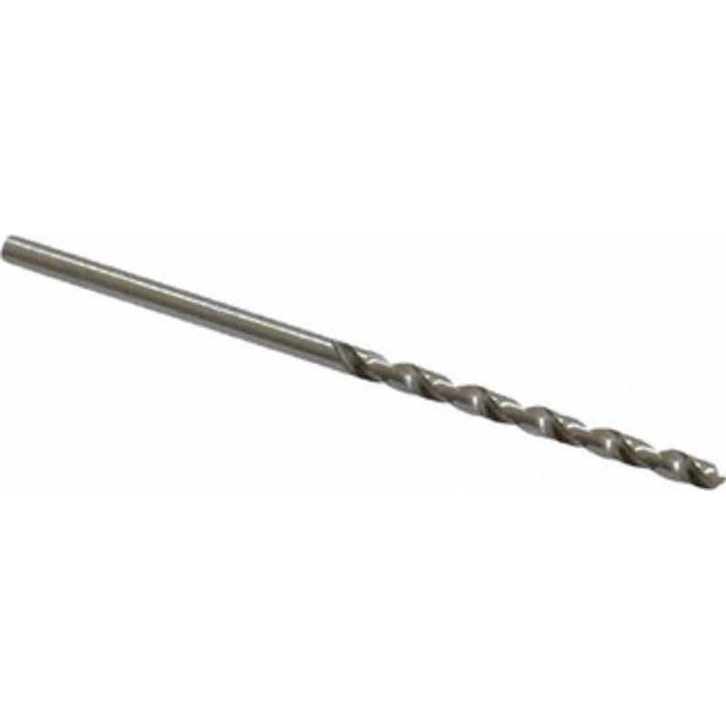 Precision Twist Drill #44 118 High Speed Steel Jobber Drill Bright Finish, Right Hand Cut, Spiral Flute, Straight Shank, 2-1/8 OAL, Standard Point 018544 – 78521424