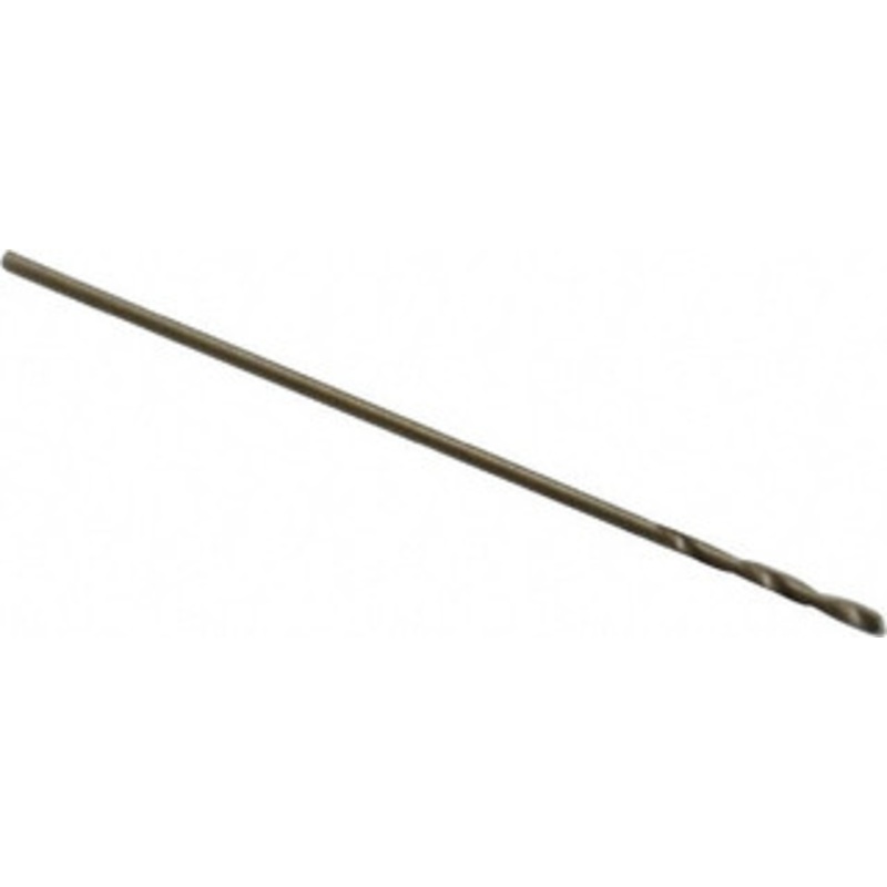 Precision Twist Drill #75 135 Cobalt Jobber Drill Oxide/Gold Finish, Right Hand Cut, Spiral Flute, Straight Shank, 1 OAL, Split Point 018375 – 78520137