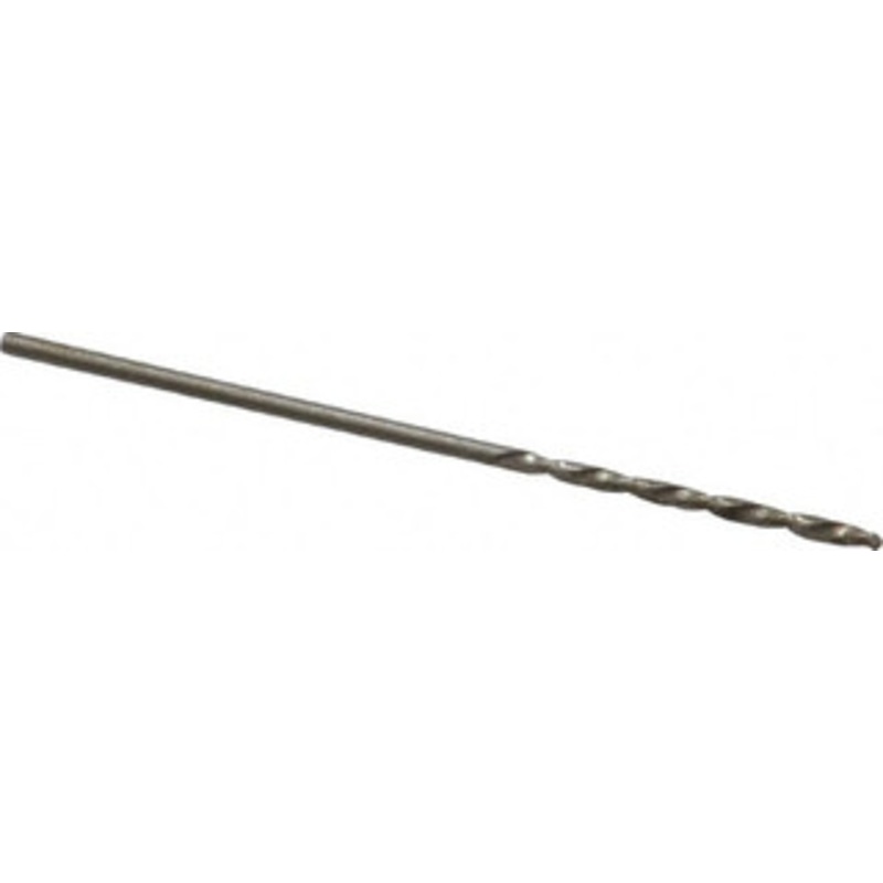 Value Collection #56 118 High Speed Steel Jobber Drill Bright Finish, Left Hand Cut, Spiral Flute, Straight Shank, 1-3/4 OAL, Standard Point 01228568 – 01228568